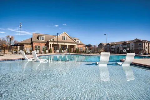 Pool at apartment complex